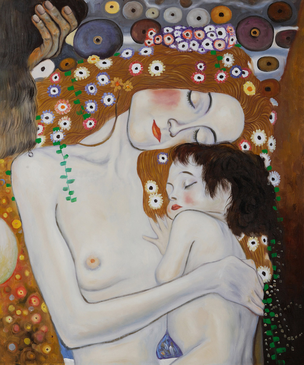 Le tre eta della donna (Mother and Child) by Gustav Klimt